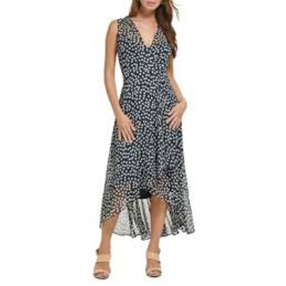 NY Collection Dress Black/White Size Petite Large NWTs - Picture 1 of 3